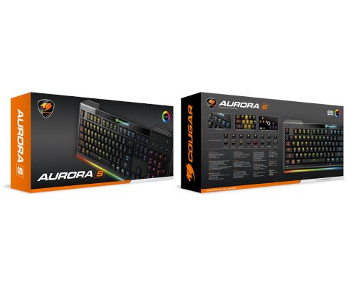 COUGAR AURORA S Gaming Klavye (RGB) - Klavye Mouse Setler ürünleri tekmarshop.com'da